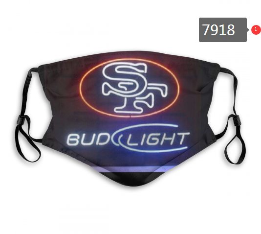 NFL 2020 San Francisco 49ers Dust mask with filter